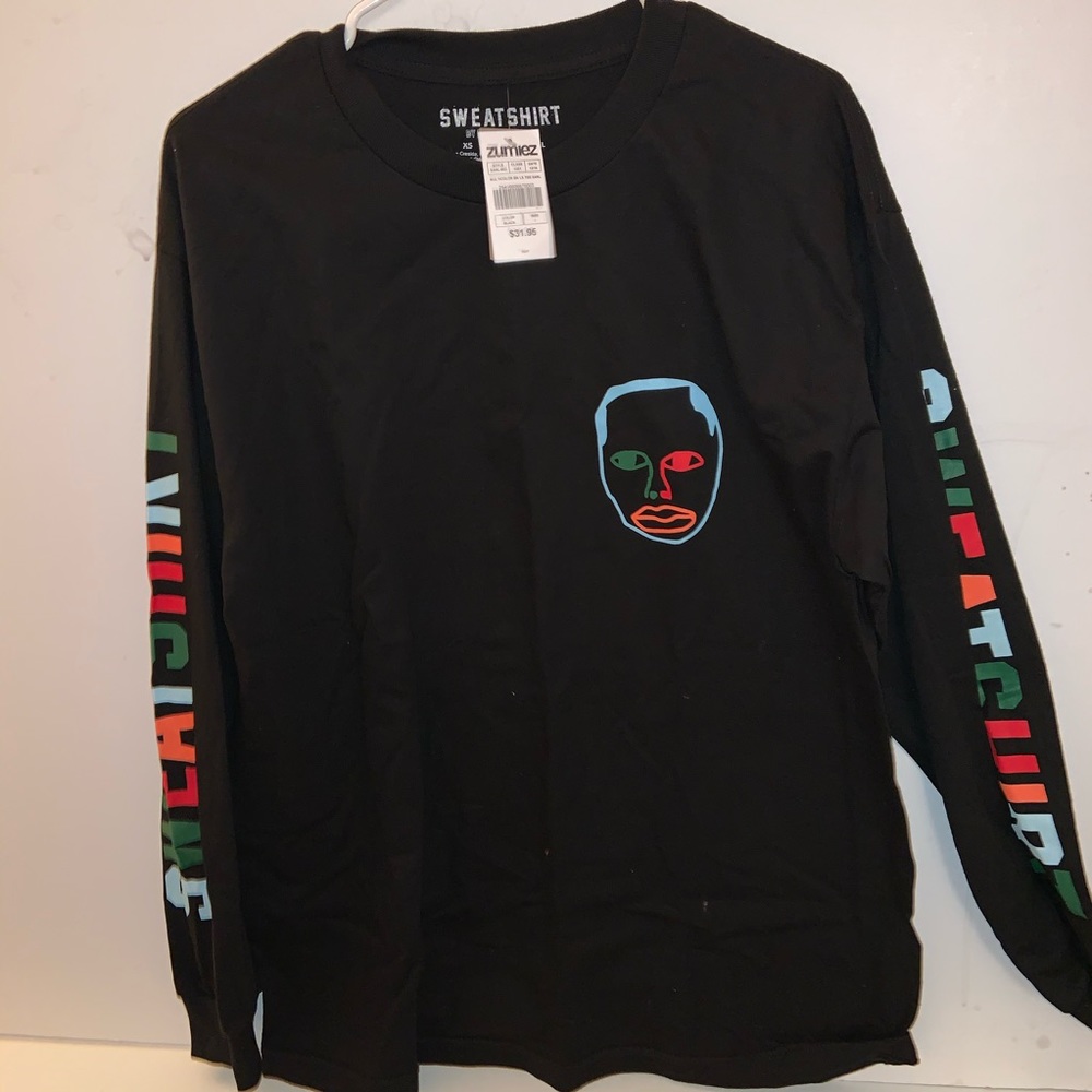 EARL SWEATSHIRT BLACK LONG SLEEVE
